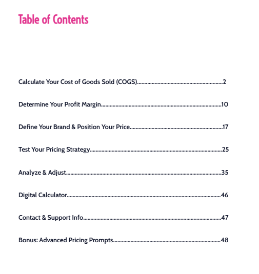 How to Price Your Skincare Products