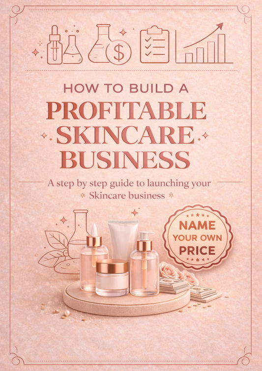 How to Start a Skincare Business Playbook