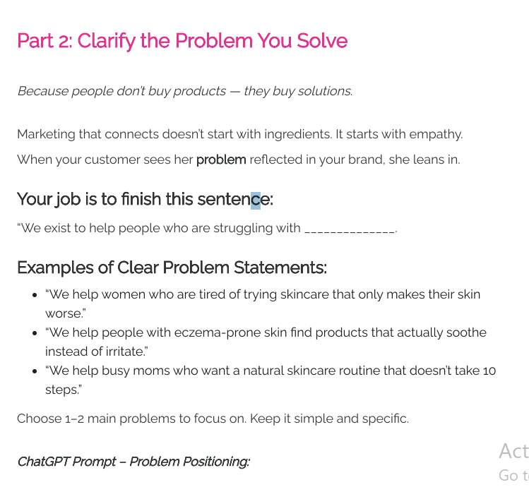 How to Build A Profitable Skincare Business + Chat GPT Prompts