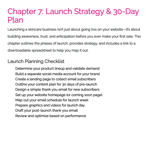 How to Build A Profitable Skincare Business + Chat GPT Prompts