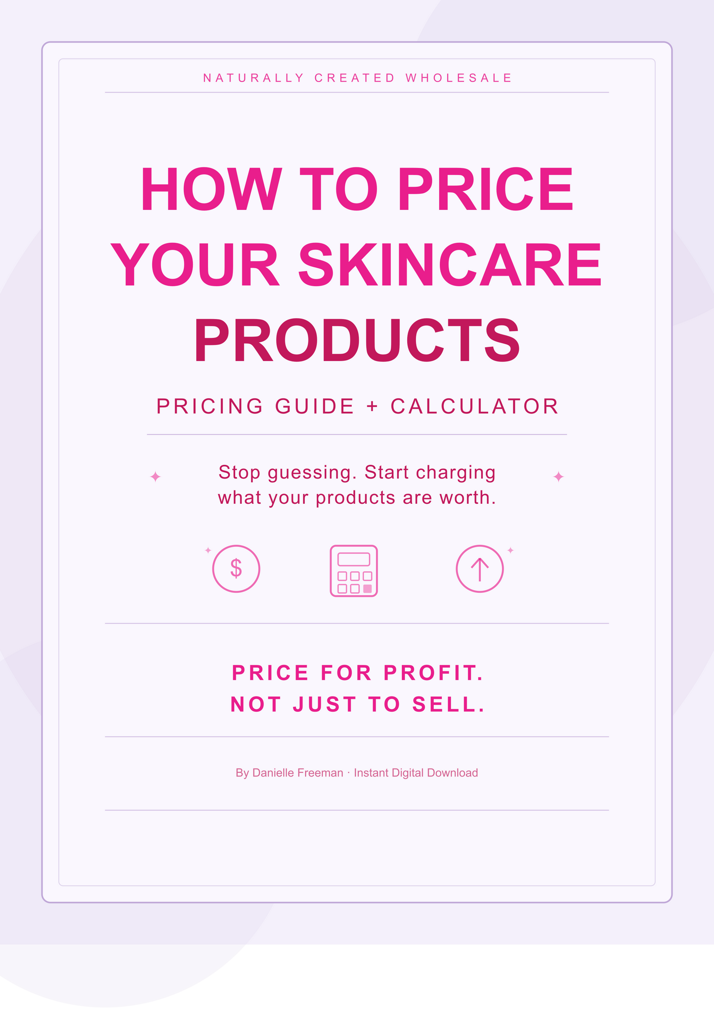 How to Price Your Skincare Products