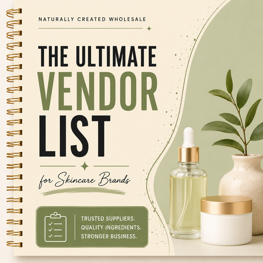 The Ultimate Vendor List for Skincare Brands