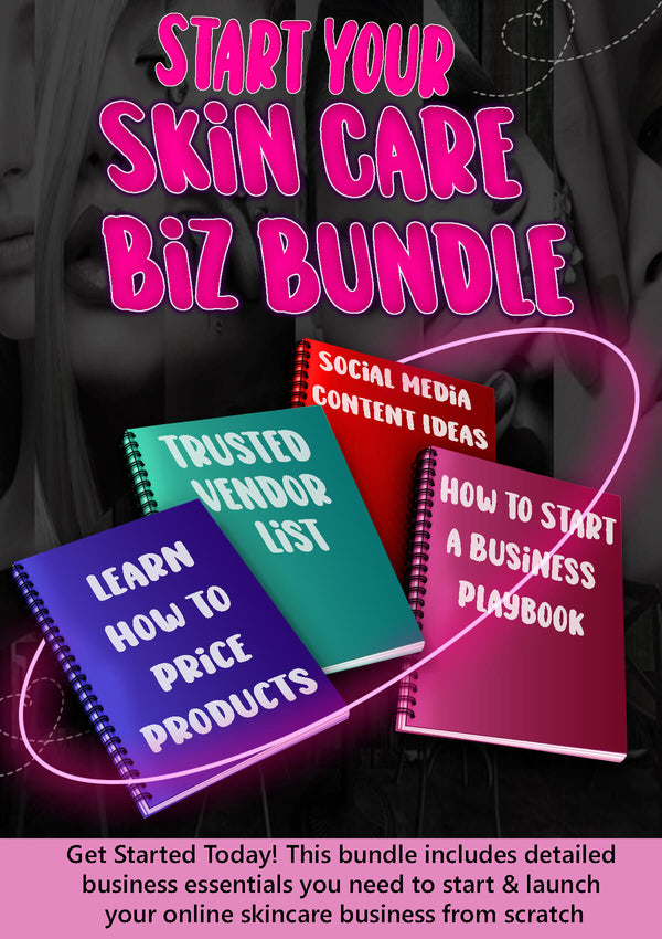 how to start a skincare business bundle